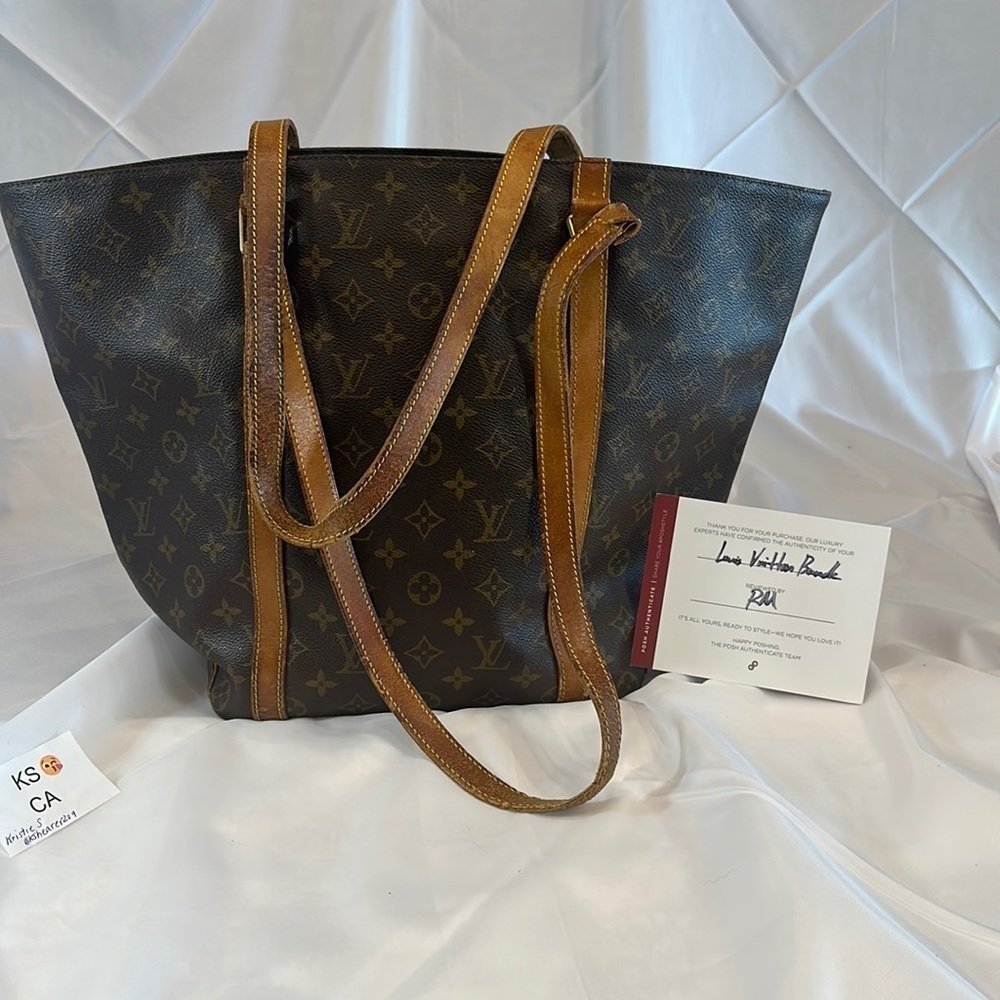 Louis Vuitton Brown Monogram Tote